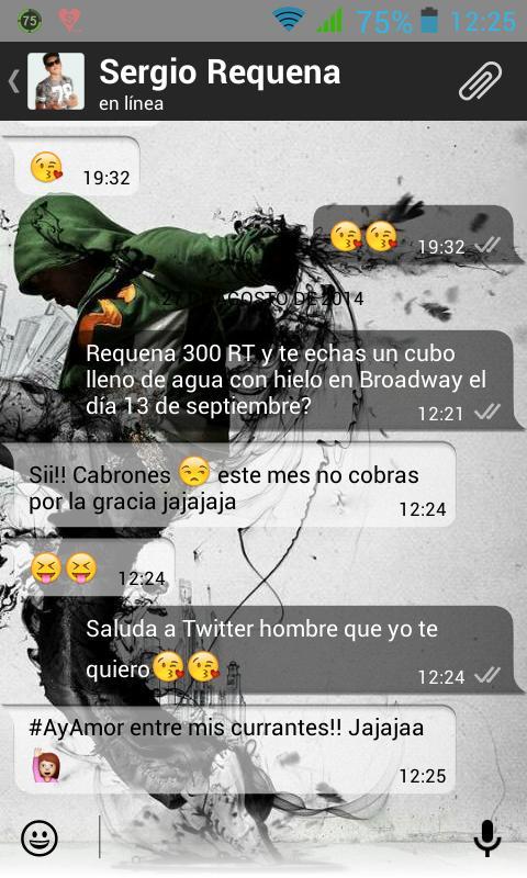 4hojasdetrebol's tweet photo. Si quieres que Sergio Requena se moje en @BroadwayClubD  día 13 de septiembre da RT y si llegamos a 300 se moja http://t.co/jhrLzJq8Lw