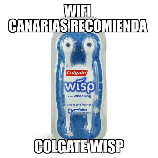 overdrv's tweet photo. @WiFiCanarias recomienda #ColgateWisp http://t.co/yVljoUvZoh