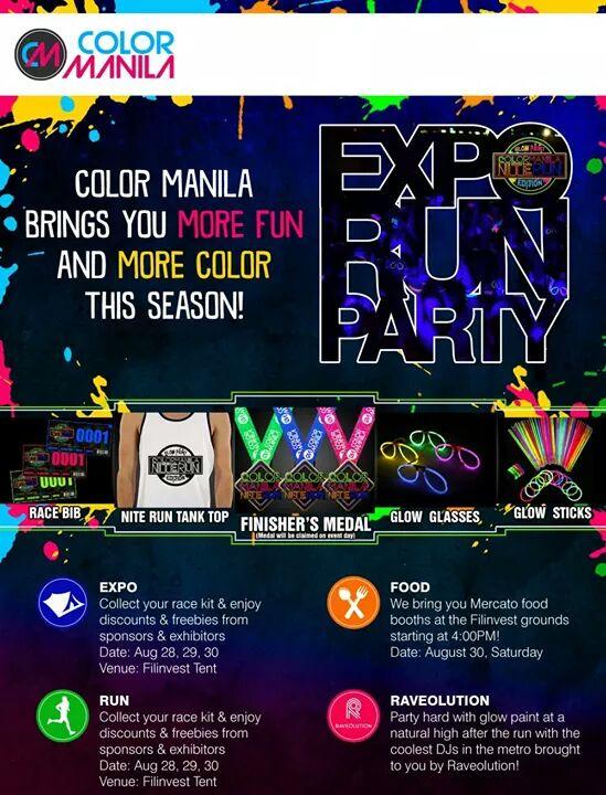 renzcasanova's tweet photo. Claiming of kits starts tomorrow! π
#ComeRunParty
#ColorManilaNiteRun http://t.co/dpYyxMcEas