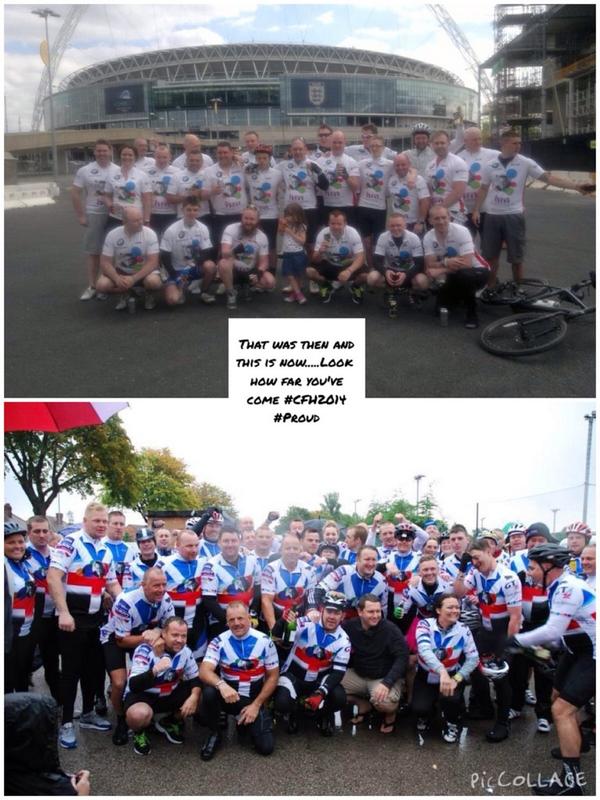 CyclingForHarry's tweet image. “@ShellsPorter: Look how far you've come @CyclingForHarry Then #CFH2012 now #CFH2014 Bigger better everytime!! #HHHO http://t.co/nx20CAGEBg”