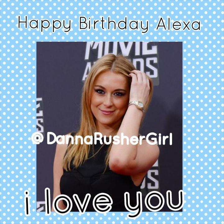 Happy birthday alexa vega  