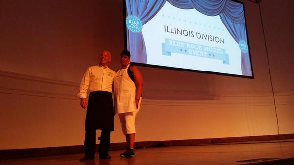 LMA1913's tweet photo. @TheCenteredChef we loved the cooking demonstration and lunch was delicious! More pics from #BlueRoleModel event http://t.co/RP3RF8jkgo
