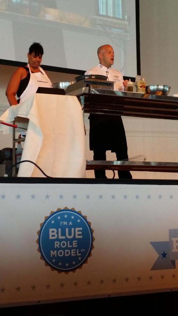 LMA1913's tweet photo. @TheCenteredChef we loved the cooking demonstration and lunch was delicious! More pics from #BlueRoleModel event http://t.co/RP3RF8jkgo