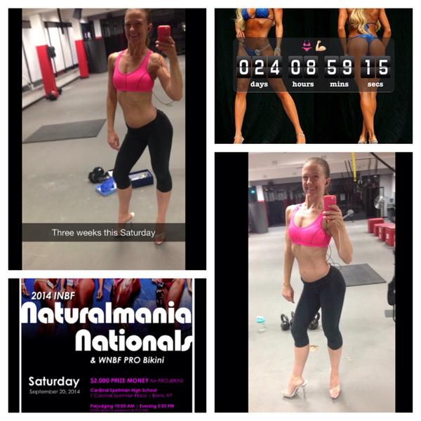 Practice makes perfect... Practicing my posing last night after my leg day!#fitfam #fitness