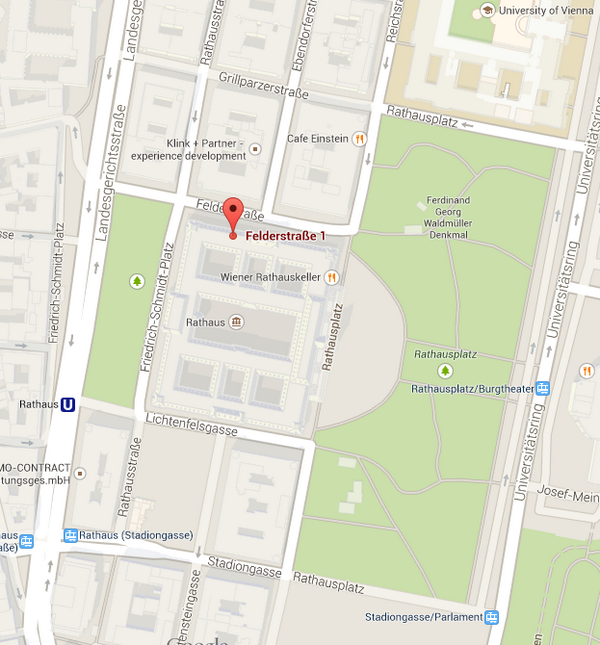 ecsa2014's tweet photo. For those who want to walk to the #ecsa2014 Banquet by their own: use entrance at Felderstraße 1 http://t.co/jclVGhFTiZ