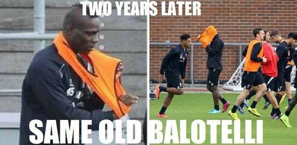 Balotelli vs Bibs. Battle of the century.