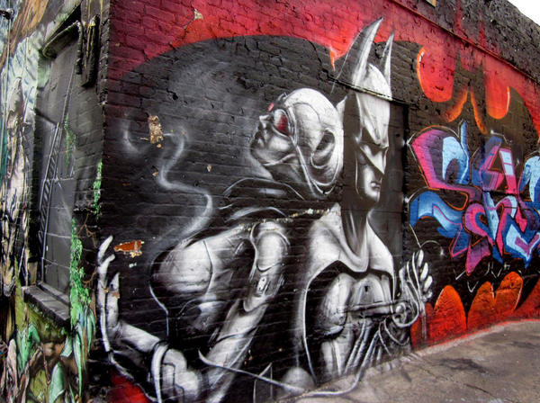 BitoonGames's tweet photo. El arte lo encuentras cuando menos lo esperas #batmanarkhamkcity #graffiti #Batmantulosabes http://t.co/gsfy4QbTaW