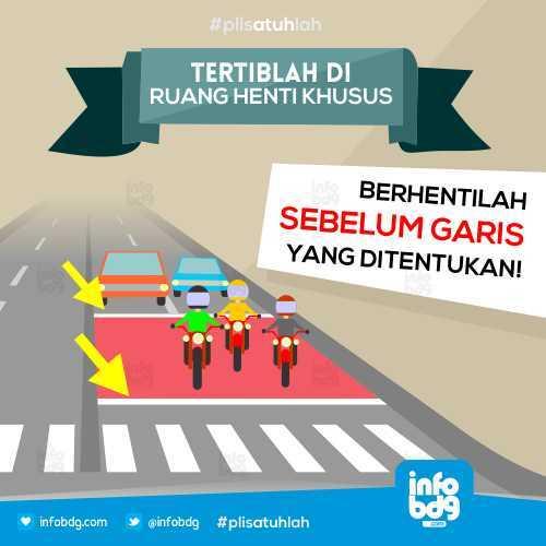 Omat! Lamun di jalan raya tong maceuh. Kudu tartib sareng taat kana aturan lalulintas. #plisatuhlah  "