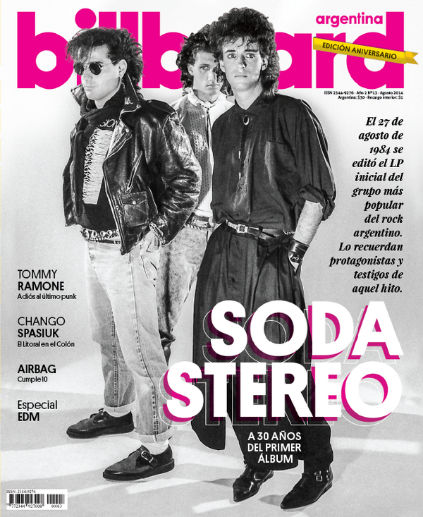 ZetaBosiobyZeta's tweet photo. “@BillboardArg: Hoy se cumplen 30 años del primer disco de @SodaStereo. @CharlyAlberti / @ZetaBosiobyZeta http://t.co/STqqDgi89e” la quiero!