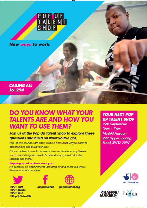 AimeeLLing's tweet photo. @UKYouth ShoutOut 4 #Youth to connect w/our #Wandsworth @PUT_LDN #PopUpTalent Shop nxt month #employers #talent http://t.co/c7gkq61eYy