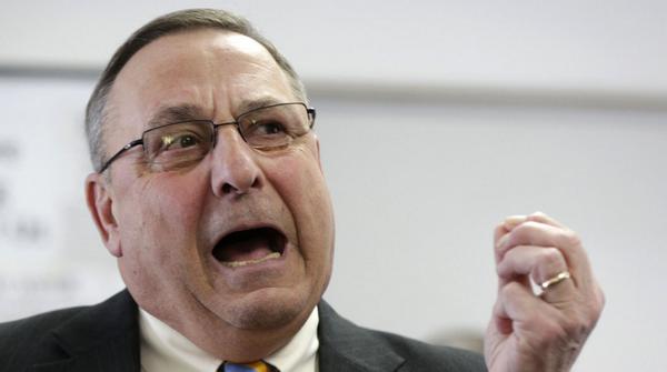 TPM's tweet image. Republicans embrace LePage&apos;s aggressive attitude in campaign: bit.ly/1mRUA3a