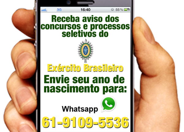 Exército Brasileiro 🇧🇷 on X: Inscreva-se no WhatsApp do