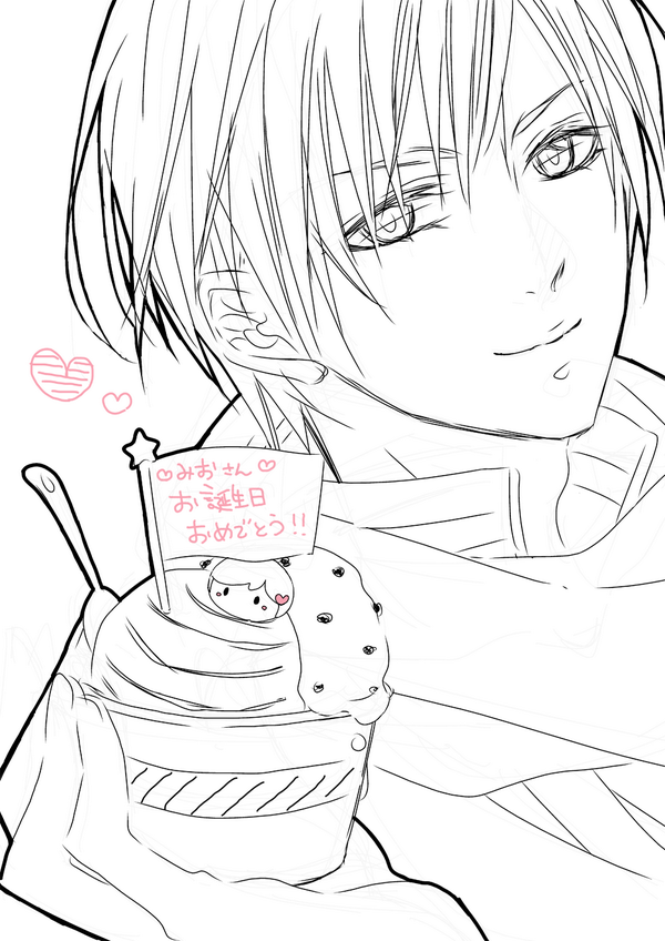 @mozk_vcl みおさん誕生日おめでとうー!三c⌒っ.ω.)っ シューッ 滑り込み簡単だけどごめんま!いつもお世話になってまっす!ありがとう!おめでとう! 