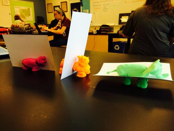 MiddWestAg's tweet photo. Modeling dorsal, transverse, and sagittal  planes of reference in #vetscience @PlayDoh http://t.co/00xF32CFYK