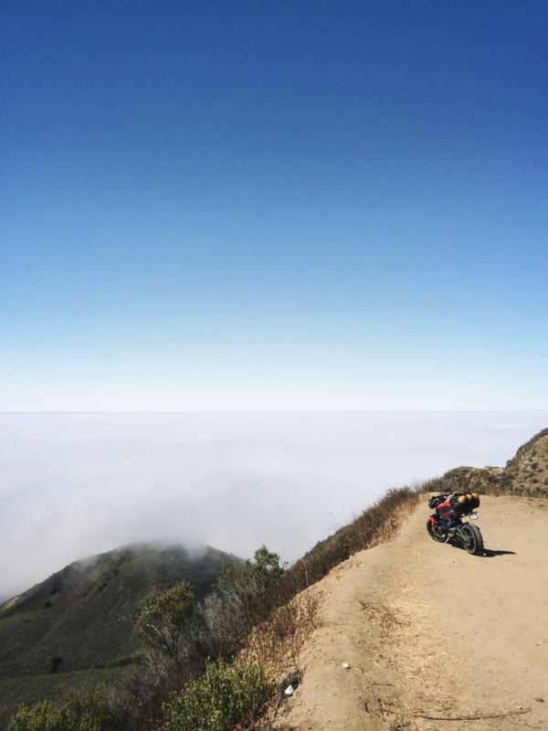 rickpoon's tweet photo. way off the grid and above the clouds in the santa lucia mountains. #ResurgencePower @OtterBox http://t.co/nCz3nXvTME