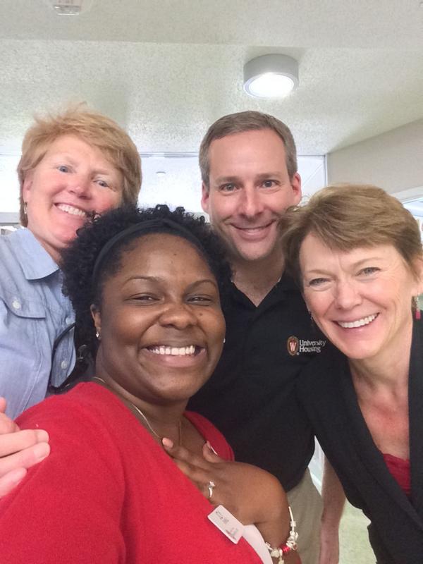 Big thank you to the Dean of Students, Provost,&amp; Director of Housing for visiting this morning! <a href="/CRC_Community/">CRC</a> #ussie