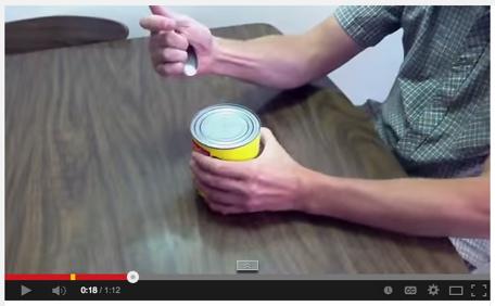 Because you always wanted to know... How To Open A Can With A Spoon. youtu.be/6lCQDUDRxJQ