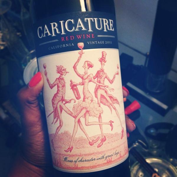 @CaricatureWine Wine secured! Happy Wine Wednesday!! 🍷🍷
