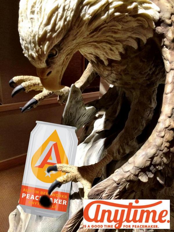 BeerPedaler's tweet photo. .@Ahaley @AustinBeerworks @AnytimeAle #SCREEEEE! http://t.co/b1EmcjiM3F