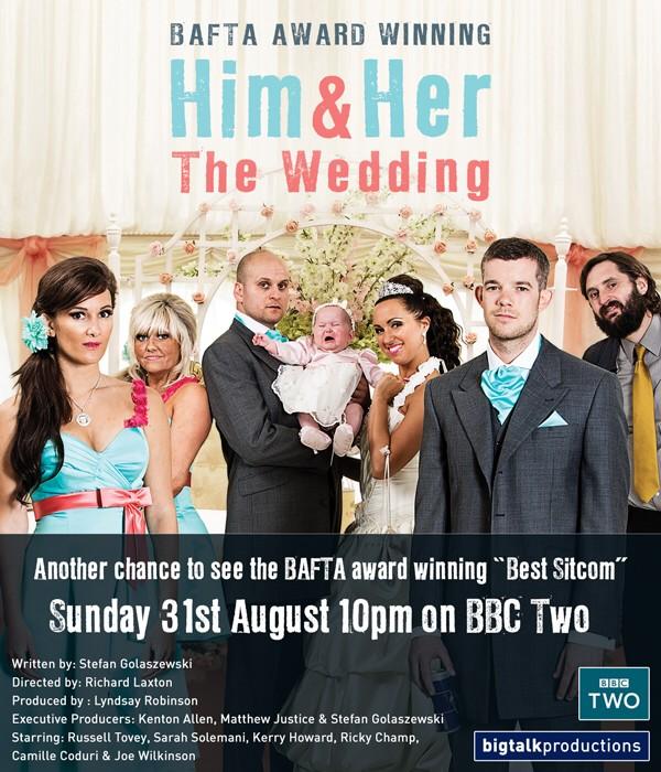 RaquelleThomas's tweet photo. YES @SianoSmith "@russelltovey: Repeated from this Sunday! 10pm @BBCTwo #himandher the #wedding :a) x http://t.co/oZJG8ZnqVe"