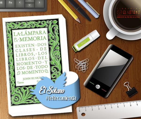 elsotanolibros's tweet photo. #TeRecomendamos La lámpara de la memoria...disponible aquí: http://t.co/kQIOapjXC3 @TAURUSMEXICO http://t.co/nINkSHA7Bp