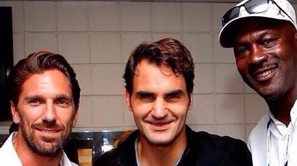 3 legends!!“<a href="/NYRangers/">New York Rangers</a> @HLundqvist30 <a href="/rogerfederer/">Roger Federer</a> #MJ instagram.com/p/sNdbmvPdD9/ #NYR ”