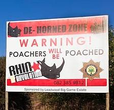 Protect_Wldlife's tweet photo. Poachers - You Have Been Warned! #StopWildLifeCrime http://t.co/qaLOcRulfn