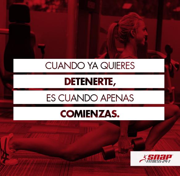 SnapFitness_Mx's tweet photo. No te detengas #SoySnap #SnapFitnessMx #NoPainNoGain http://t.co/lg8ZcY3KRv