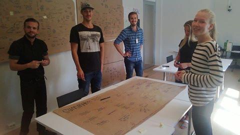 PaulusSykehjem's tweet photo. Workshop på @AHO_Oslo med studenter på #systemsorienteddesign metoden passer kompleksiteten i #sykehjem #eldreliv http://t.co/M6ALgJL71S
