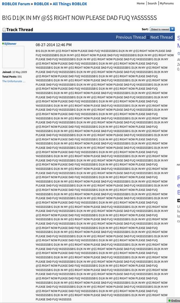 Oldest Roblox Forum Posts