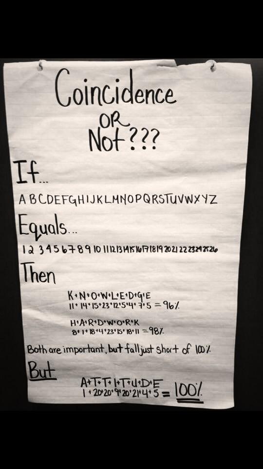 CaseyLaulala's tweet photo. Check this out: Coincidence or not? It's a pretty good lesson. http://t.co/d0k4gBiyKA