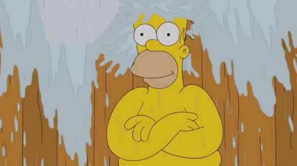 gazmais's tweet photo. Homer Simpson encarou o desafio do balde de gelo: http://t.co/IwbMYoNAqV http://t.co/4sPriqLSpH
