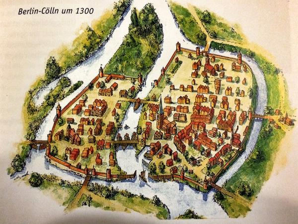 BerlinKa on Twitter: "So klein hat es angefangen.. #Berlin-Cölln um 1300! #historypictures,very #oldberlin #DoYouKnowBerlin @I_love_Berlin http://t.co/iYU7MkEkx5"