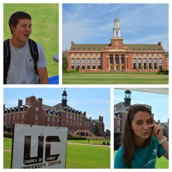 UCatOKSTATE's tweet photo. It's hot out, but @okstate, @OSUUnion, @OkStateLibrary &amp; #UCatOKSTATE sure make a beautiful mix. Great day. http://t.co/rb4g2Cxtu9