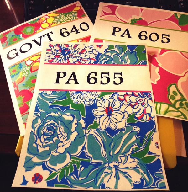 lauravice937's tweet photo. Now officially ready for Fall 14 #Lilly #gradschool #600level http://t.co/gHnj2jjGzG