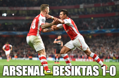 voetbalzonenl's tweet photo. Arsenal is er voor de zeventiende keer op rij bij in de groepsfase van de Champions League! #arsbes http://t.co/oOj1cg1RqB
