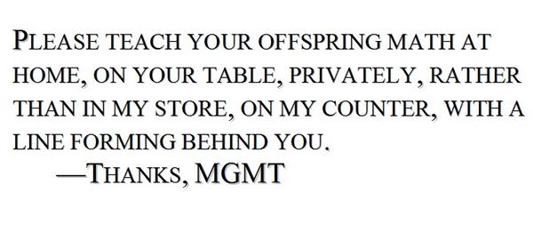 ThanksMGMT's tweet image. Talk about a public education. #RetailProblems #MathProbs #AlsoTeachKidsAboutTaxPlease