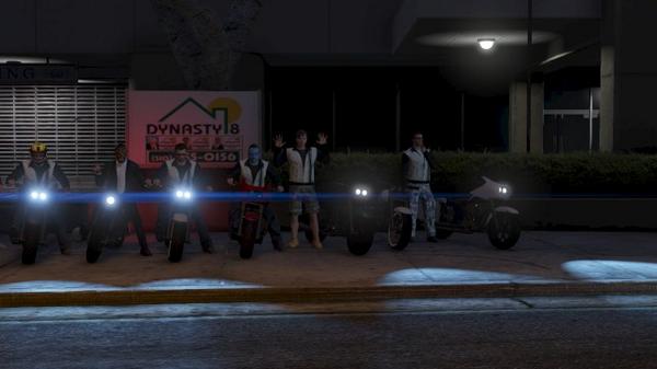 DLMCGTA's tweet photo. Some what of a group photo. #gtaonline #bikepron http://t.co/s95N6WLDbV