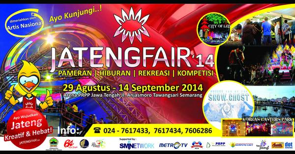 DKI Jakarta punya Jakarta Fair, Kalau kita yow Jateng Fair | JATENG FAIR 2014 | 29 AGUSTUS - 14 SEPT 2014 | PRPP SMG