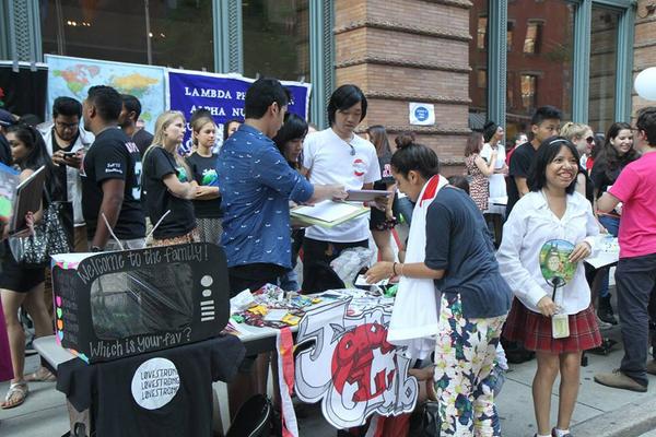 BaruchJapanclub's tweet photo. Even in an incognito shot one of our members looks camera ready like a ninja. 
#BaruchConvocation http://t.co/umsbJ8gW6d