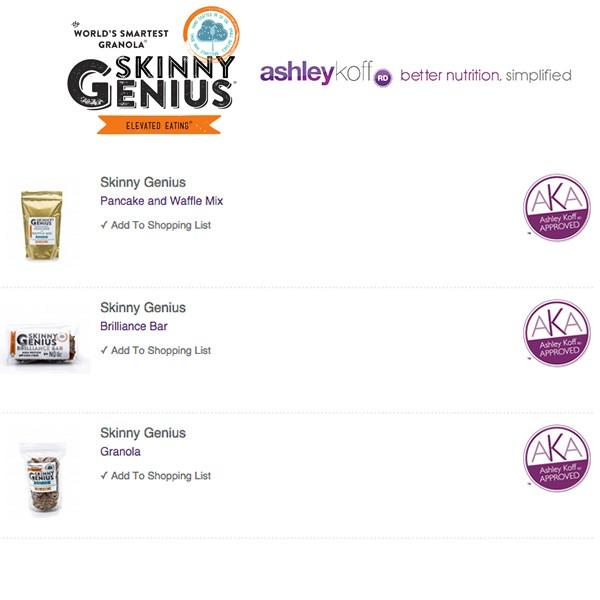 Skinny_GeniusGF's tweet photo. Did we mention how excited we are to be #ashleykoffapproved YAY! #skinnygenius #glutenfree #granola #foodie #wellness http://t.co/bg0ijblwLU