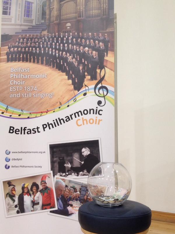 BelfPhil's tweet photo. Look what has enthusiastically been started at rehearsal! Our challenge, to fill before Xmas! #thruppenychoristers http://t.co/zK76xNJ5eb