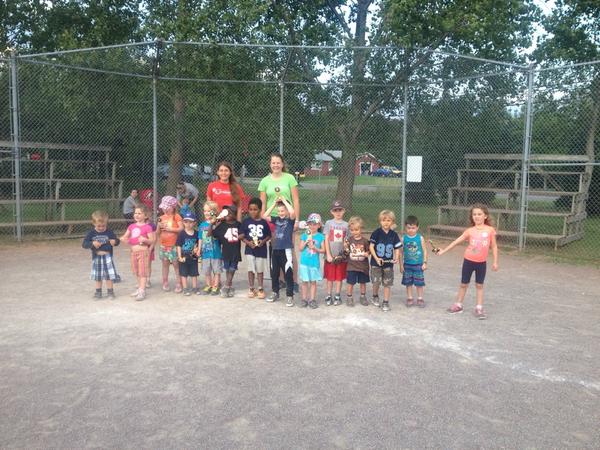 CornwallPE's tweet photo. Closing night of the Cornwall tball program @CornwallRec We thank everyone who participated! Nice trophies :) http://t.co/t2KmLJu2nY