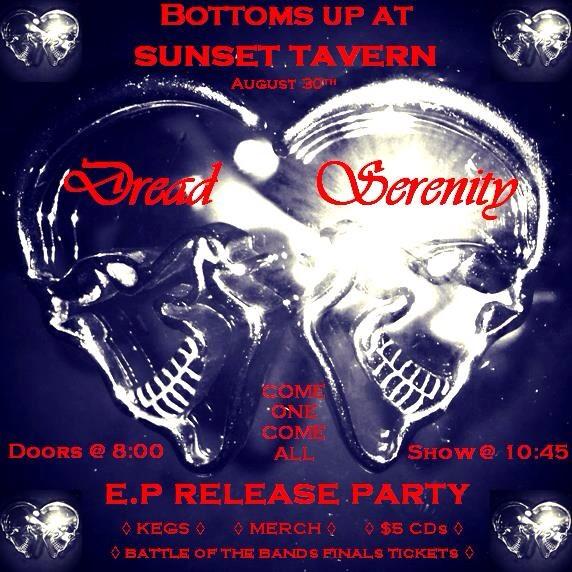 DreadSerenity's tweet photo. Bottoms Up at the Sunset Tavern!
Our EP Release Party!
$5 copies of our EP "A Piece of Us"

Come Thirsty! http://t.co/EBcV5pak2y
