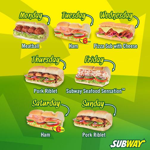 Menu - All Subs   - New Zealand (English)