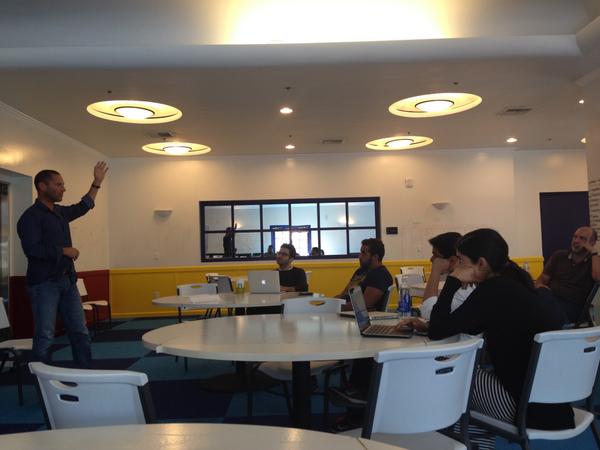 pitme's tweet photo. "The last thing you want to do is sell your product. The best thing is to develop a relationship" @wigdawg #PITMELabs http://t.co/NwEYoEjFe2