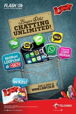 TselPapuaBarat's tweet image. 1) Ayo, Chatting Sepuasnya pake #LOOPCHAT  *567# dari kartu #LOOP kamu (Line, WeChat, WhatsApp, Kakao Talk