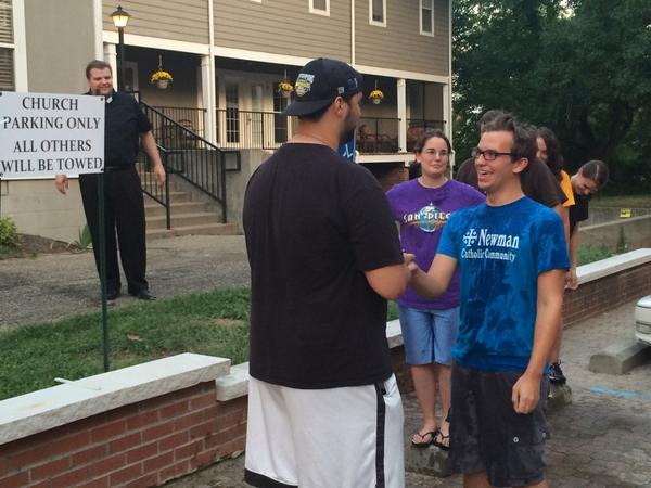 athenscatholic's tweet photo. "Oh ye of little faith, why did you doubt?!" #LivingScripture #AthensCatholic @OhioNewman http://t.co/3JB5STssay