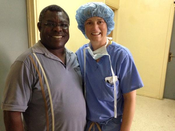 2ghanamed's tweet photo. Father James Arthur was in Ghana and drove 2 hours to come meet me!  Amazingly small world!  Such wonderful people!! http://t.co/orB8BSfsXN