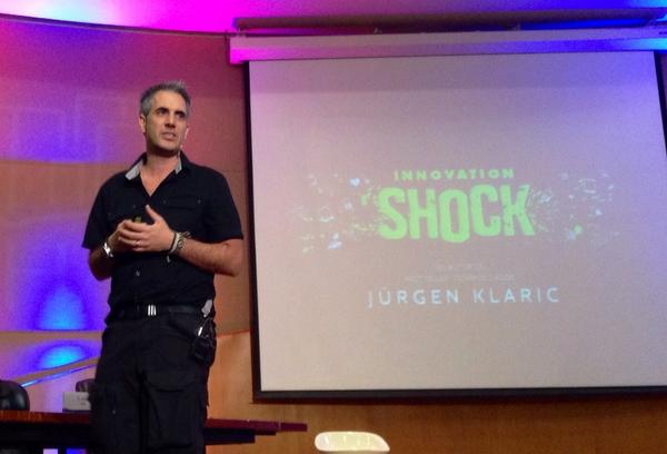 @JurgenKlaric con #InnovationShock en #FAM2014